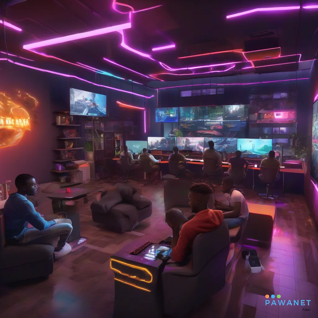 Pawanet's Fiber Power: Boost Profits for Gaming Businesses & Landlords in Kenya with WiFi Monetization