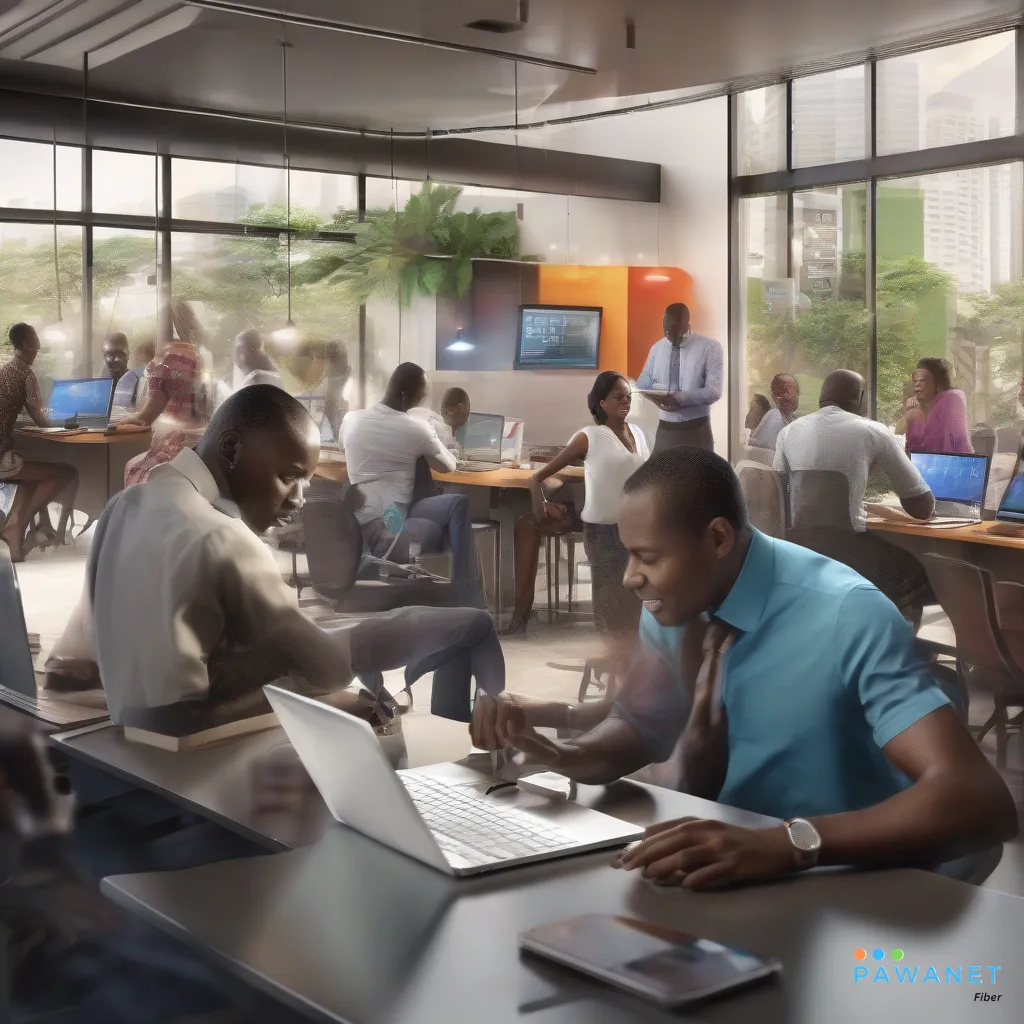 Pawanet: Fiber Optic Internet for Businesses in Kenya – Empowering Growth & WiFi Monetization